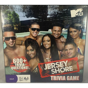 MTV Jersey Shore Trivia Board Game Adult 600+ Questions Sealed New